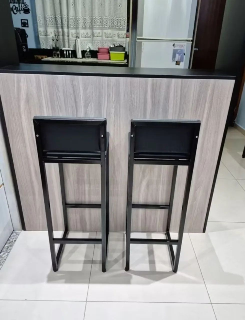 Banqueta Alta kit com 2