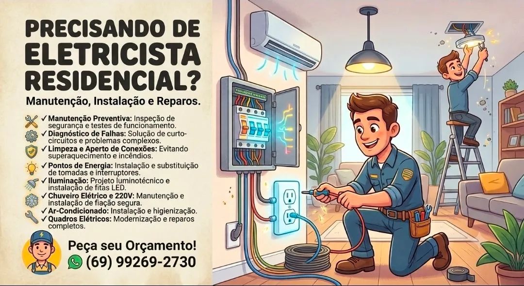 Serviços Elétricos para seu Lar.