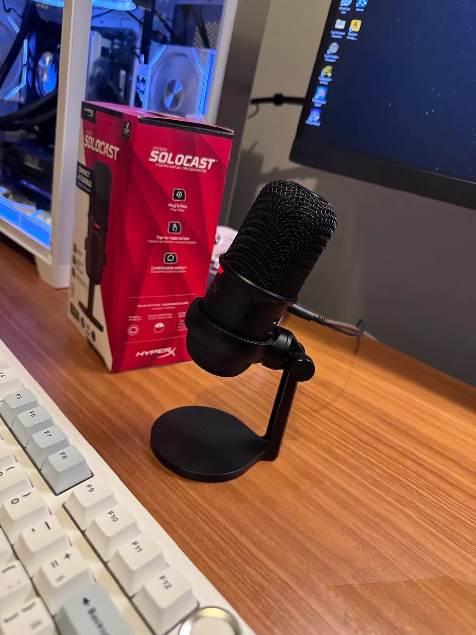 Microfone HyperX SoloCast USB - Na Caixa - Foto 2