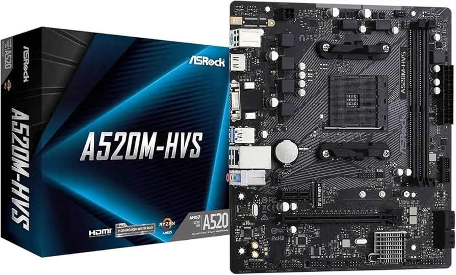 Placa mãe A520m hvs asrock