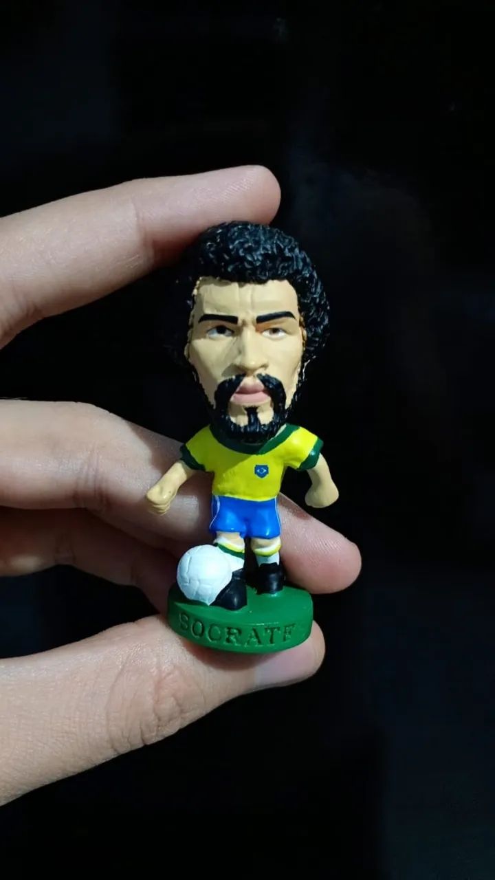 Mini craque Prostars, raro e importado, Dr. Sócrates, Brasil, Copa de 1982 - Foto 3