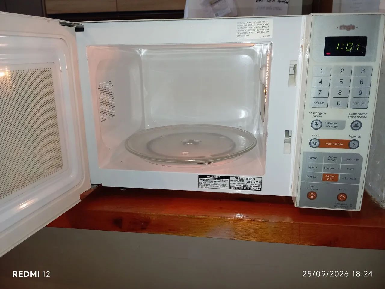 Micro Ondas Brastemp 20lts  - Foto 2