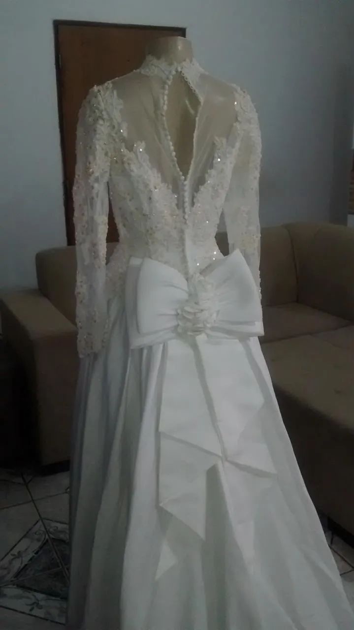 Vestido de Noiva Importado Atlanta - Foto 2