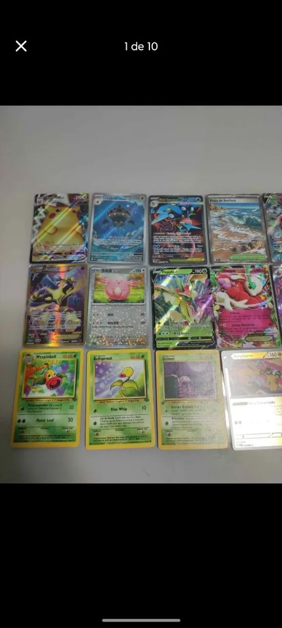 Desapego de cartas pokémon 
