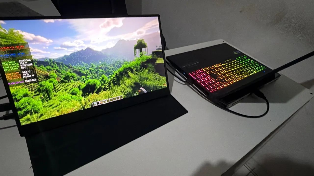 Notebook gamer 4070 i7 com segunda tela  - Foto 5