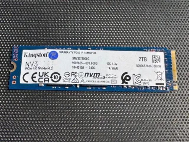 SSD Kingston Snv3s/2000g 2tb!