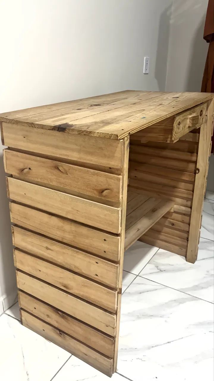 balcão de atendimento em madeira  - Foto 5