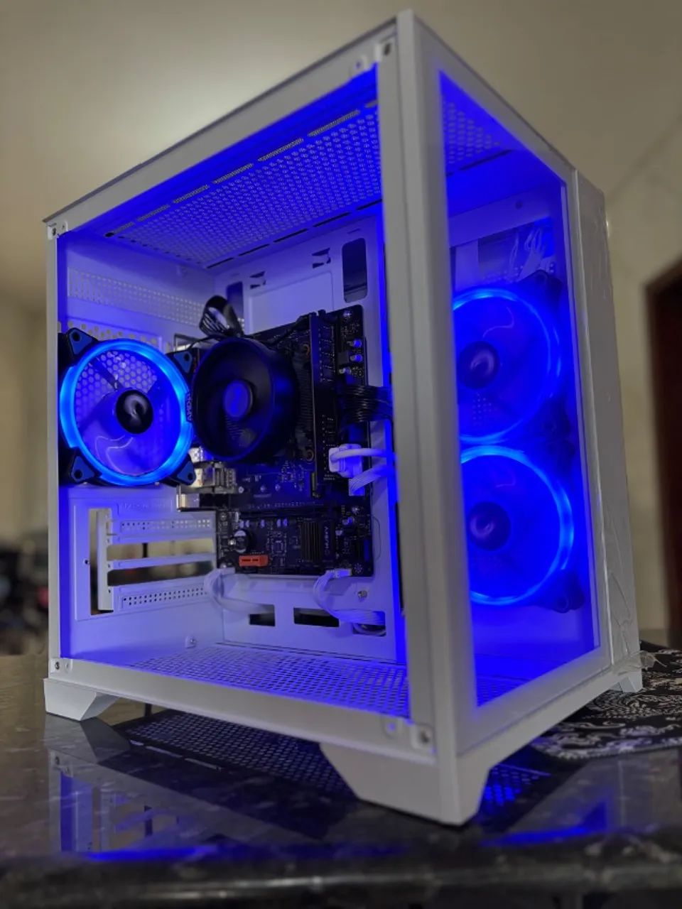 Pc gamer Ryzen 5 pro gabinete aquário branco - Foto 2
