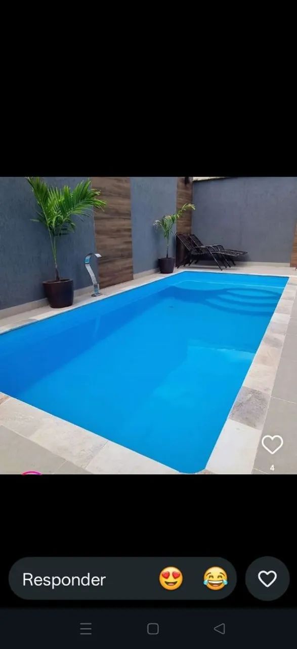 Piscinas de fibra completas e instaladas com deck  - Foto 2