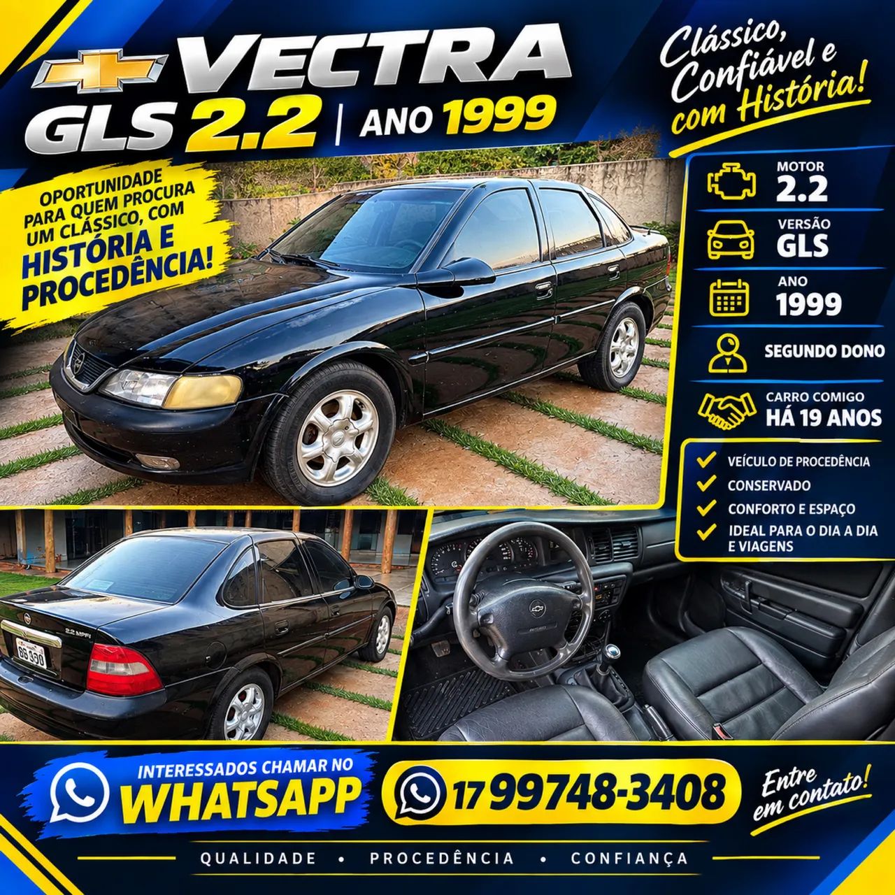 Chevrolet Vectra GLS/ Challenge 2.2 MPFI 16V 1999