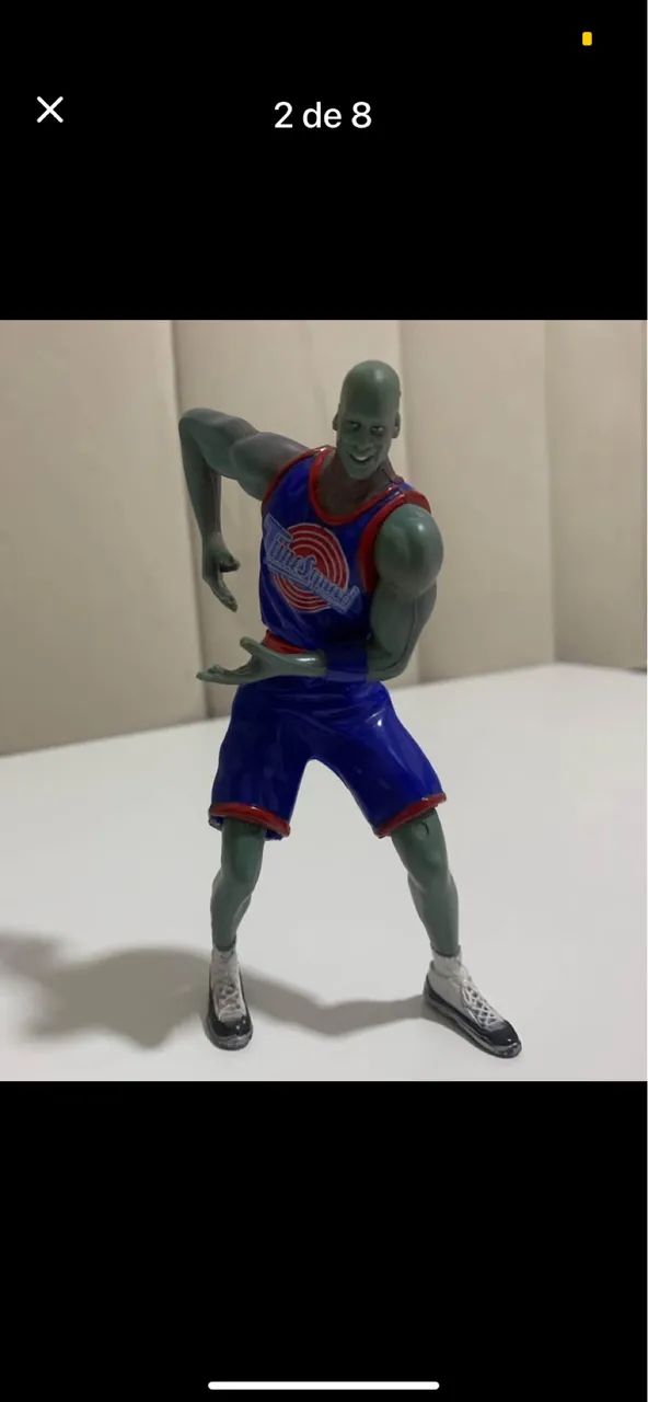 Michael Jordan e Charles Barkley Space Jam anos 90  - Foto 3