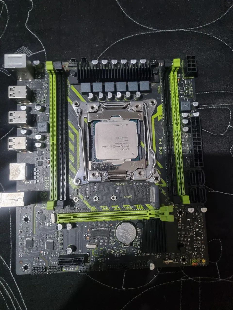 Placa mãe x99 p4 + Xeon E5 2680v3 - Foto 4