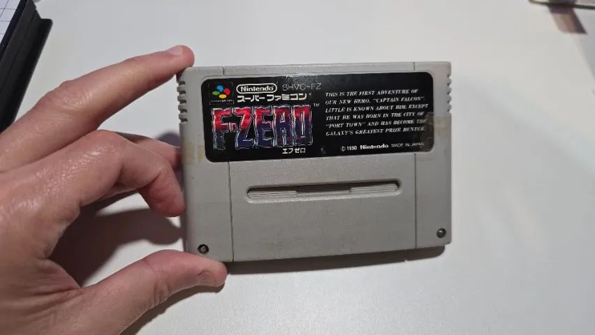 F-Zero Super Nintendo ORIGINAL japones funcionando normalmente