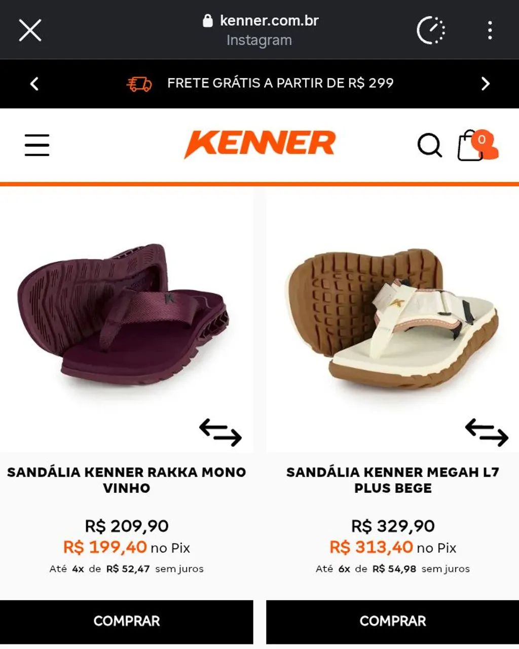 SANDÁLIA KENNER MEGAH L7 PLUS BEGE ORIGINAL. - Foto 4