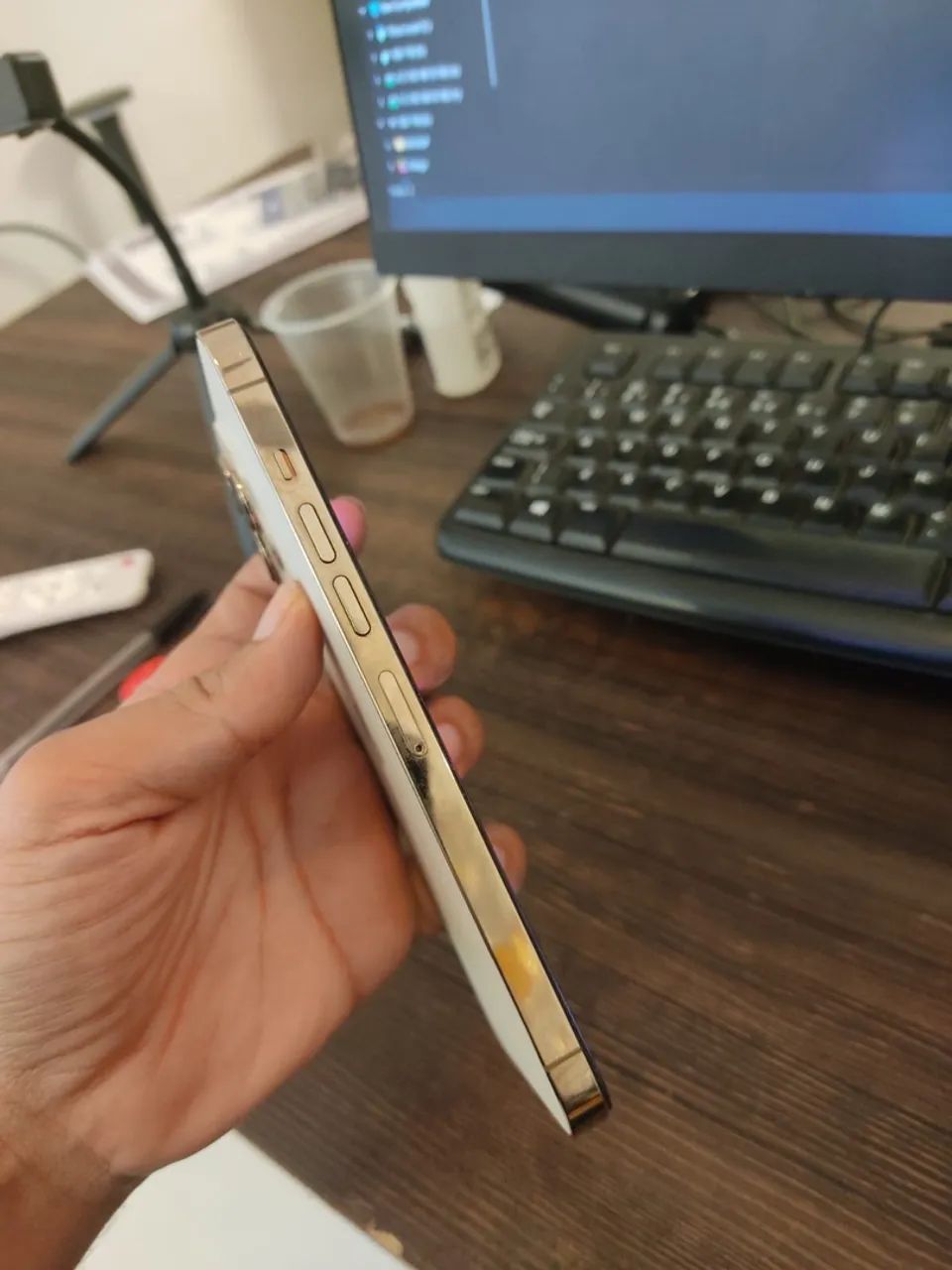 IPHONE 13 PRO MAX  128GB  DOURADO - Foto 4
