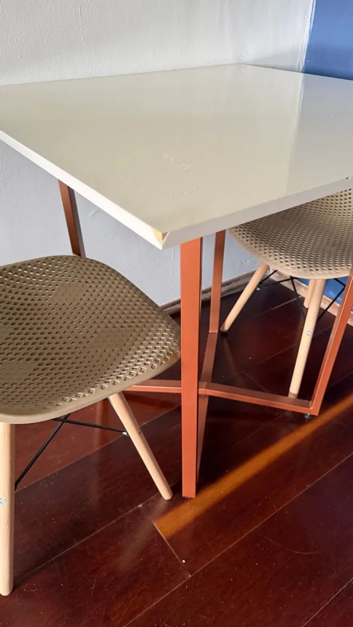 Mesa de Jantar Com Cadeiras 120x80cm - Foto 3
