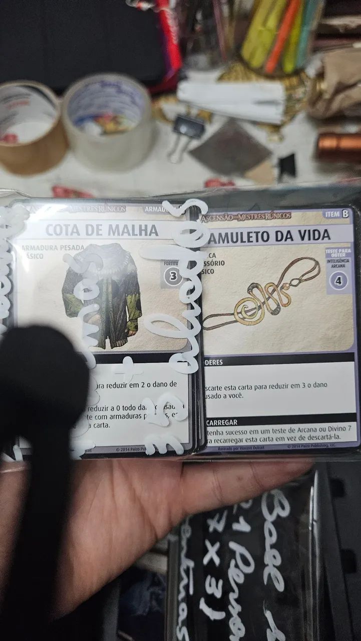 Jogo de tabuleiro tabletop Pathfinder Conjunto Básico BR primeira edição 2014 - Foto 3
