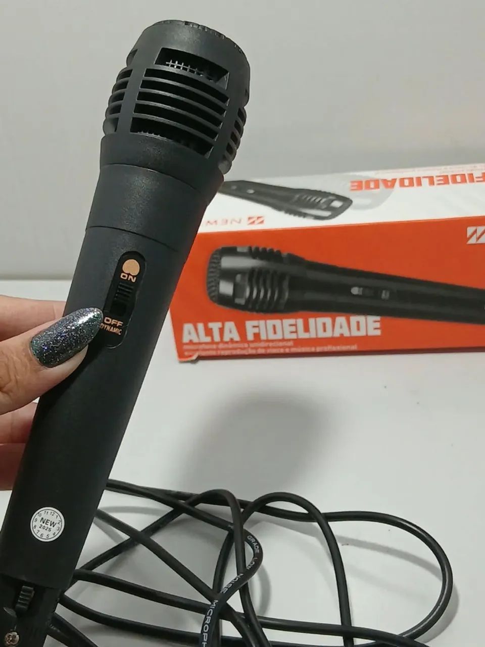 MICROFONE COM FIO - ENTREGAMOS  - Foto 3