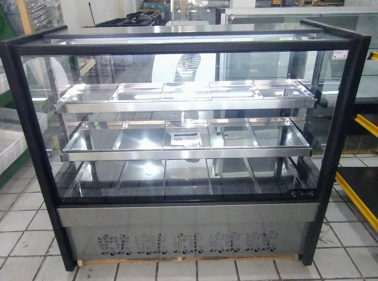 BALCÃO VITRINE ESTUFA 1.25 METRO POLAR 