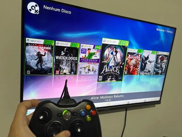 Xbox 360 Completo + HD com Jogos + Kinect - Foto 3