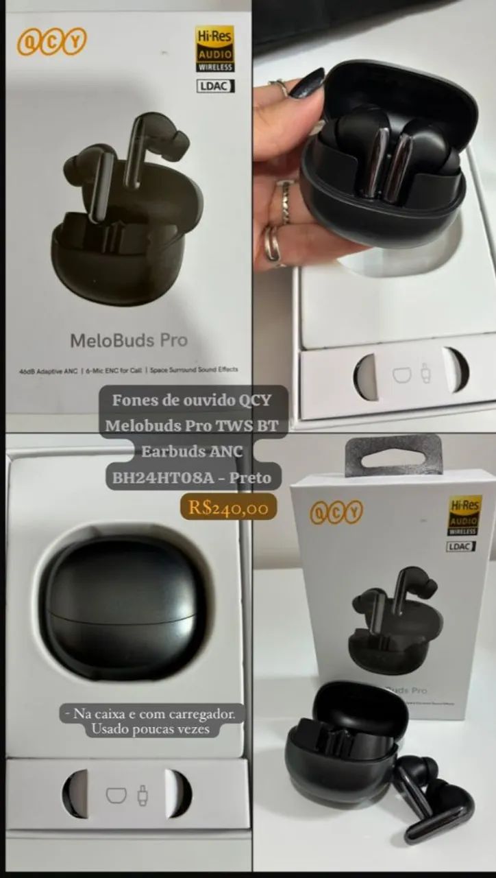Fone de ouvido QCY