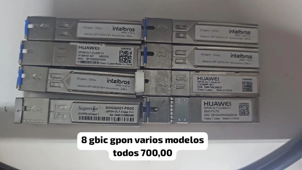 10 gbic gpon varios modelos 500