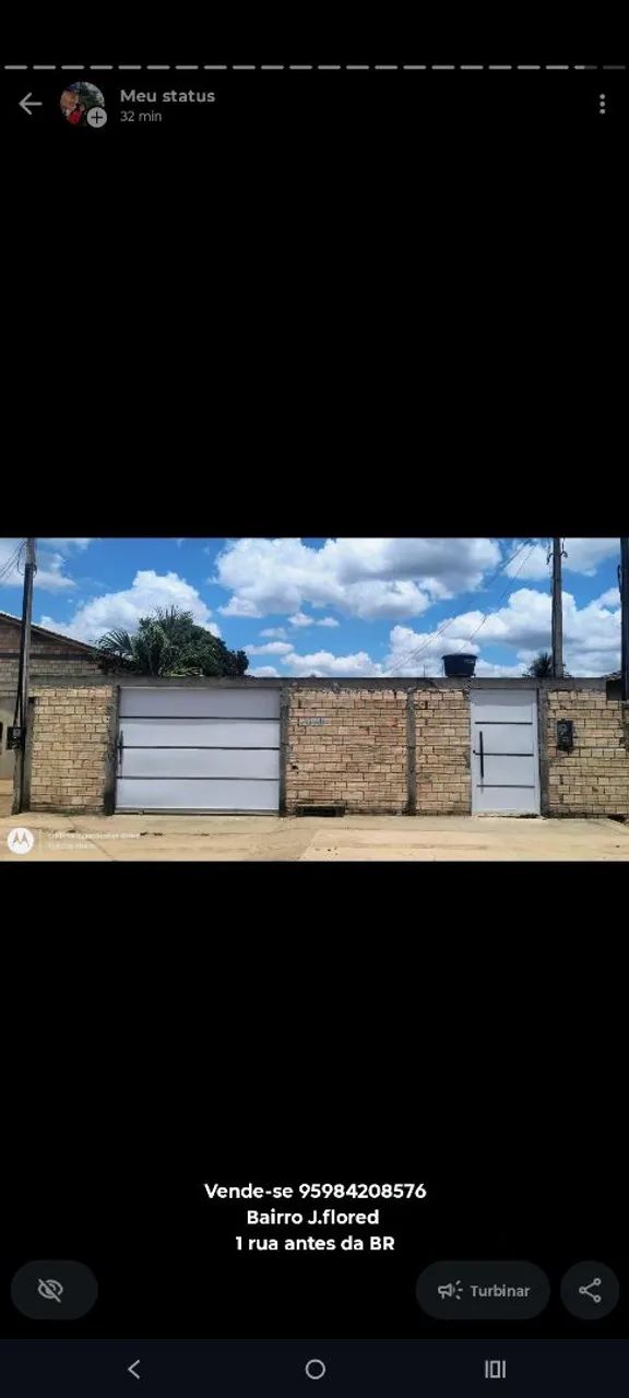 Vende se essa casa em Mucajaí , próx a BR 