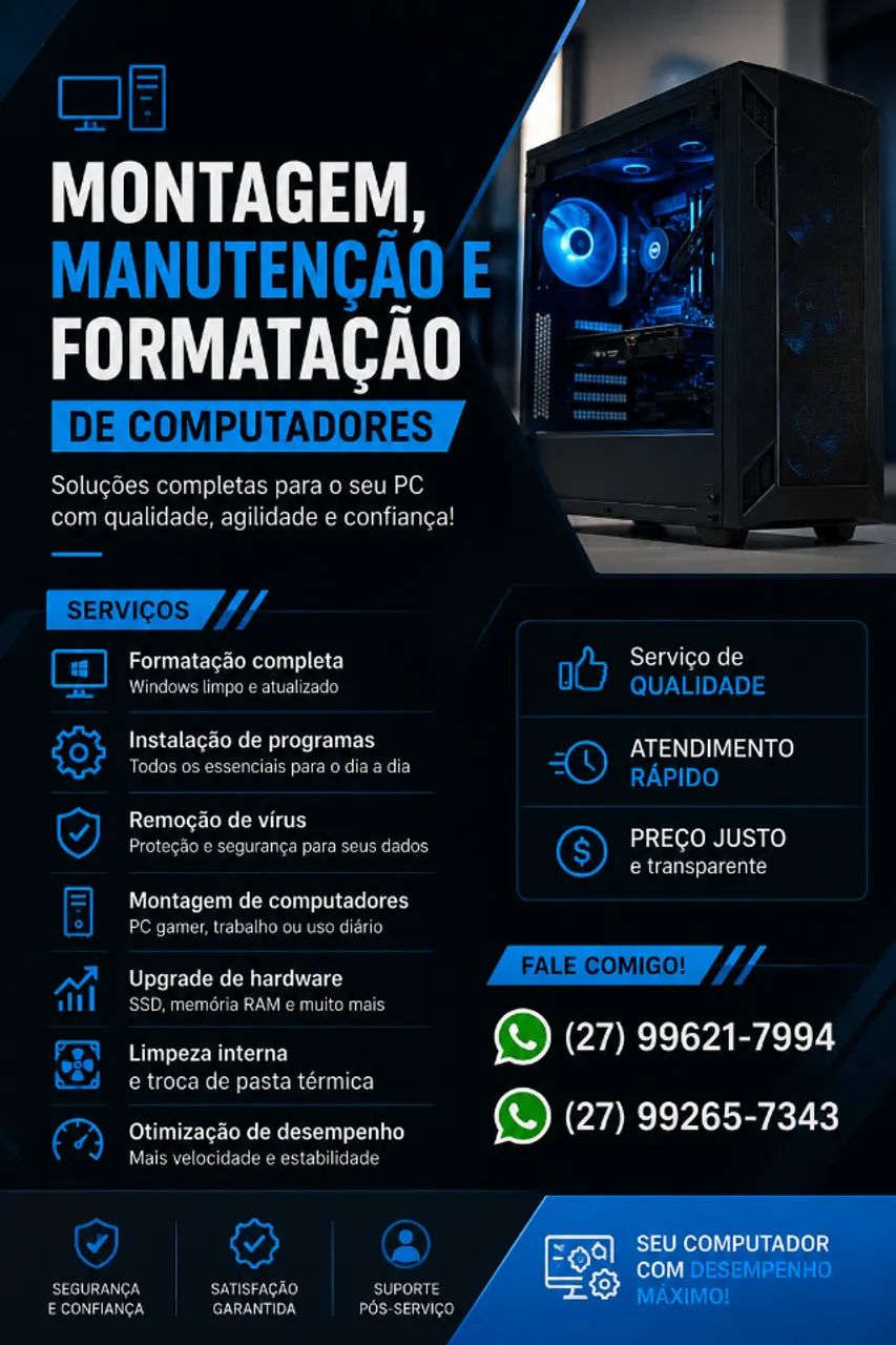 Montagem e manutenção de computadores