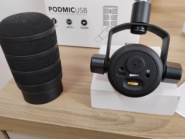 Microfone Rode Podmic Usb Xlr Dinâmico Podcast - Foto 4