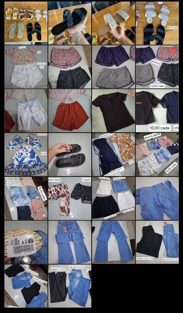 Roupas feminina 
