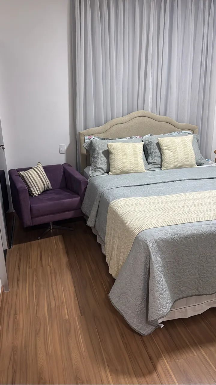 Cabeceira de cama QUEEN em Linho