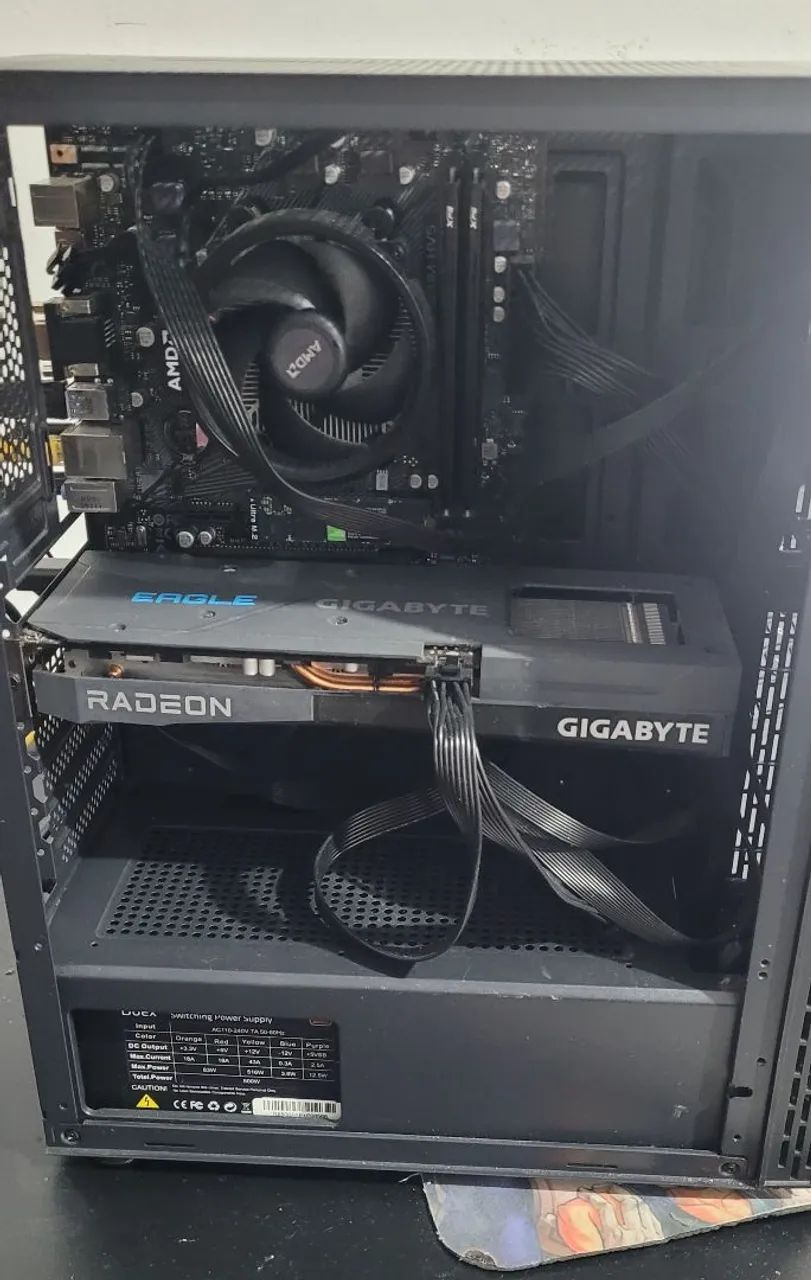PC Gamer Ryzen 5 5500 + RX 6600 8GB + 16GB RAM - Alto Desempenho - Foto 6