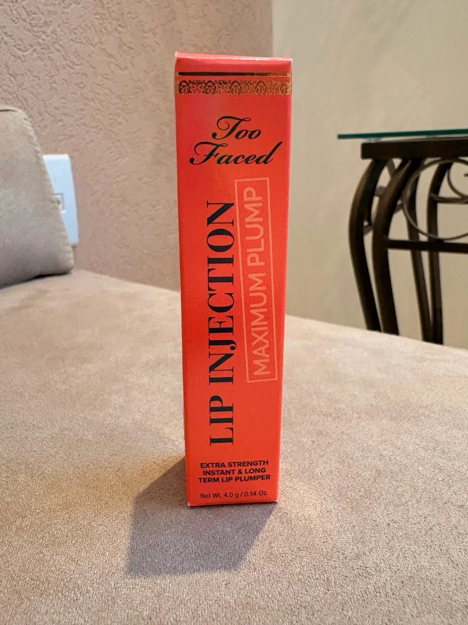 Gloss Labial Volumizador Too Faced Lip Injection Maximum Plump 4ml Creamsicle Tickle