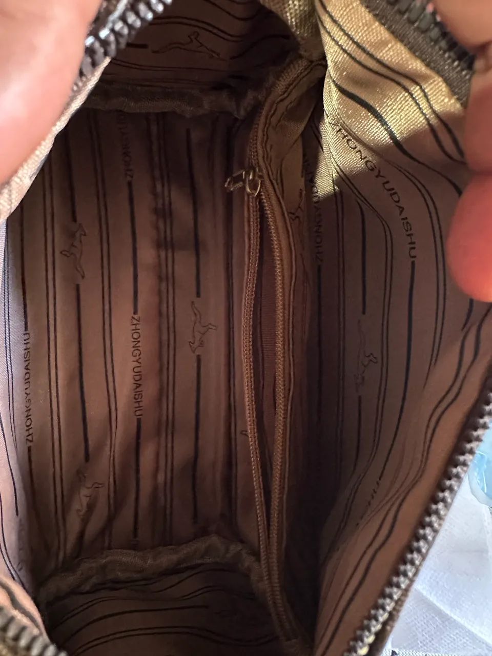 Bolsa de Ombro Alça Larga Marron  - Foto 3