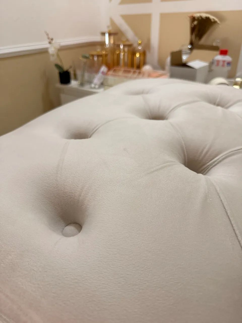 Maca veludo - Bege elegante nova - Foto 4