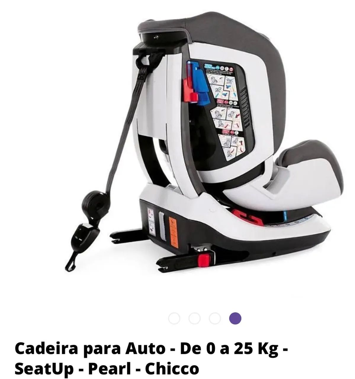 Cadeira auto e bebê conforto 2 em 1 chicco 