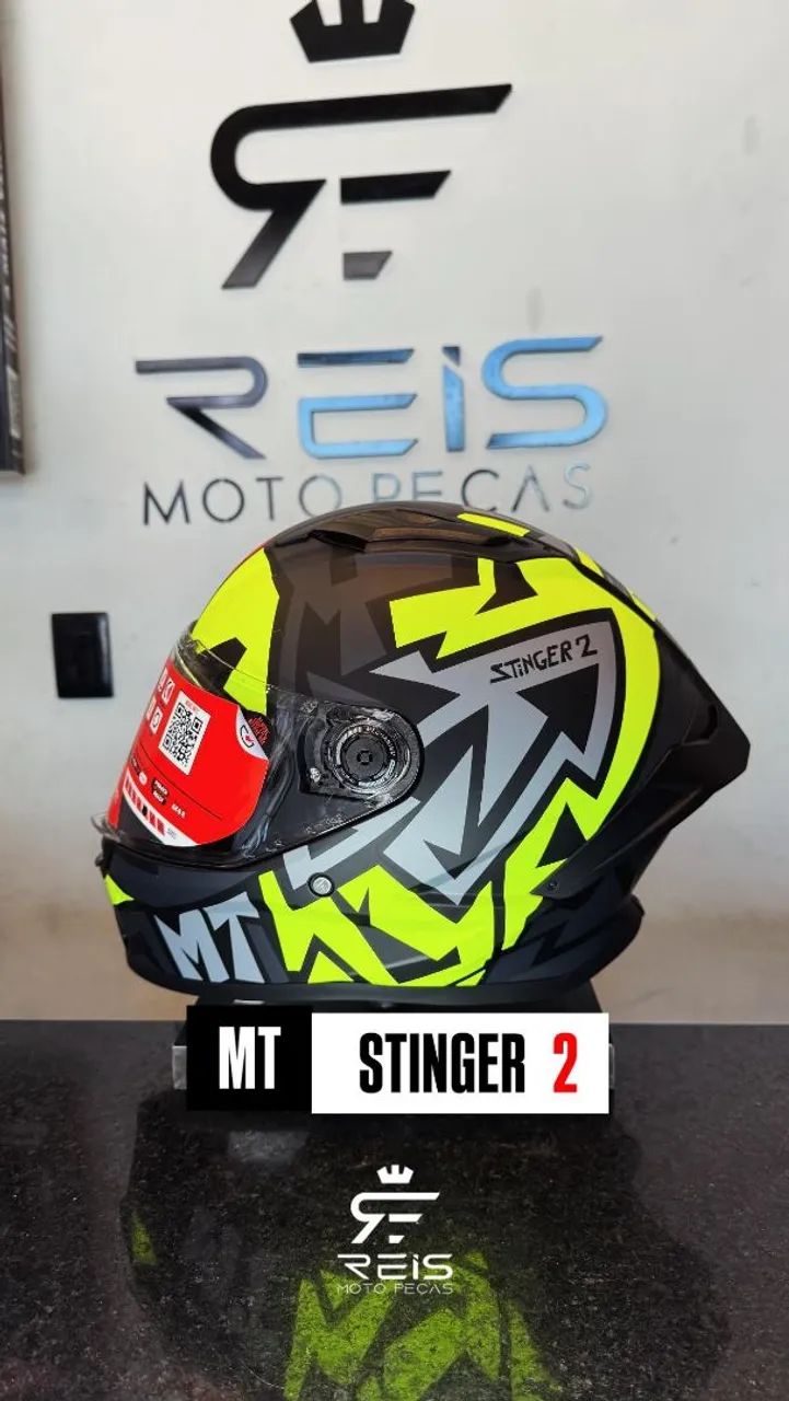 CAPACETE MT HELMETS STINGER E TARGO S