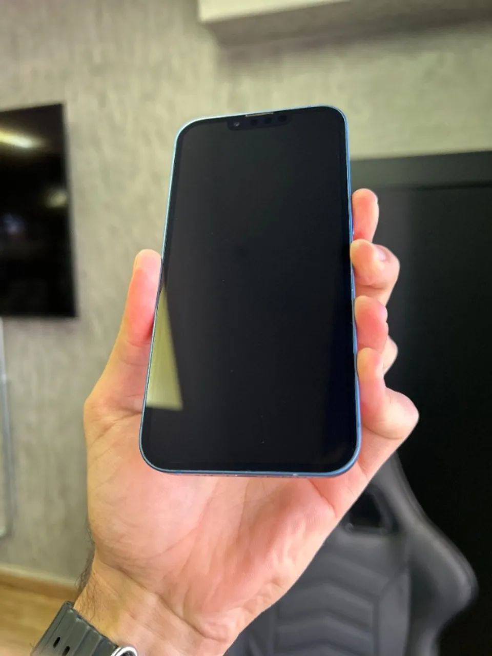 iPhone 13 128gb Azul (todo original) - Foto 4