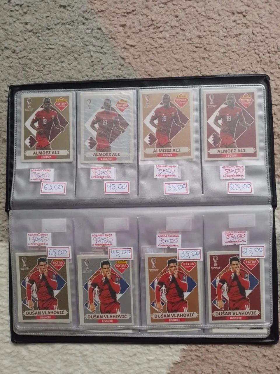 Figurinhas "LEGENDS" da copa de 2022 pela metade do preço - Foto 2