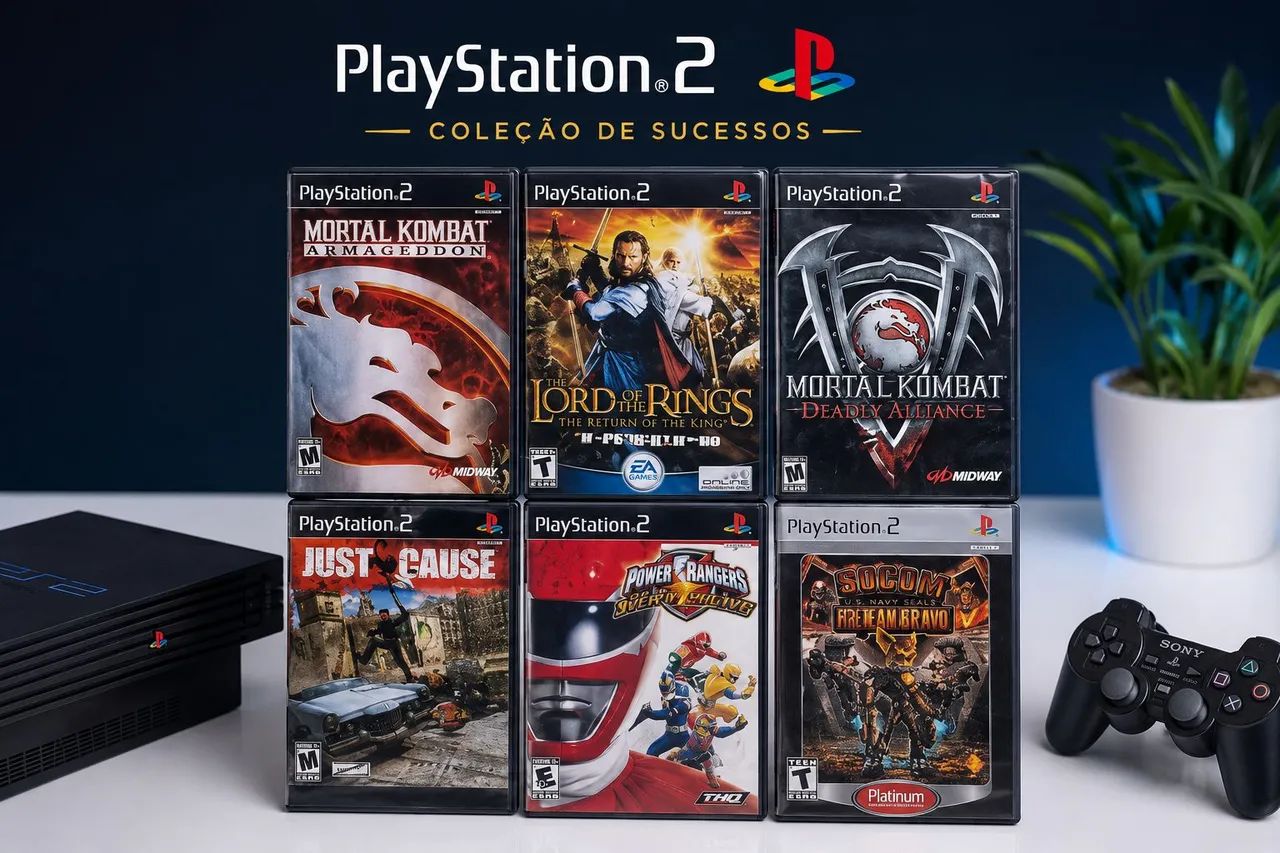 Conjunto de jogos Playstation 2 - Foto 2