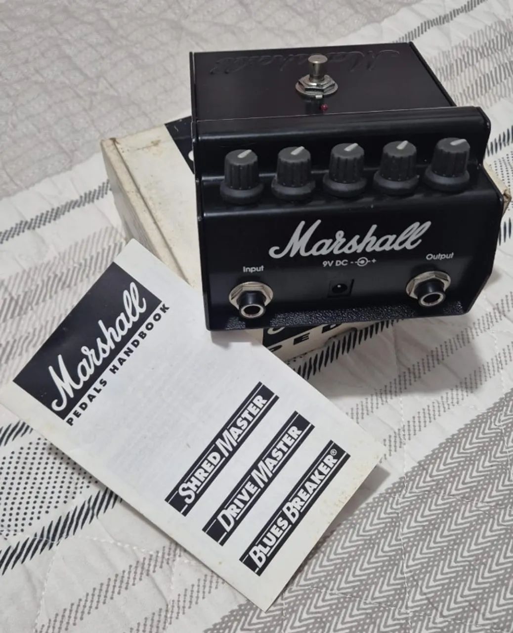 PEDAL SHRED MASTER MARSHALL 1992 COLECIONADOR TEM 32 ANOS SEM USO