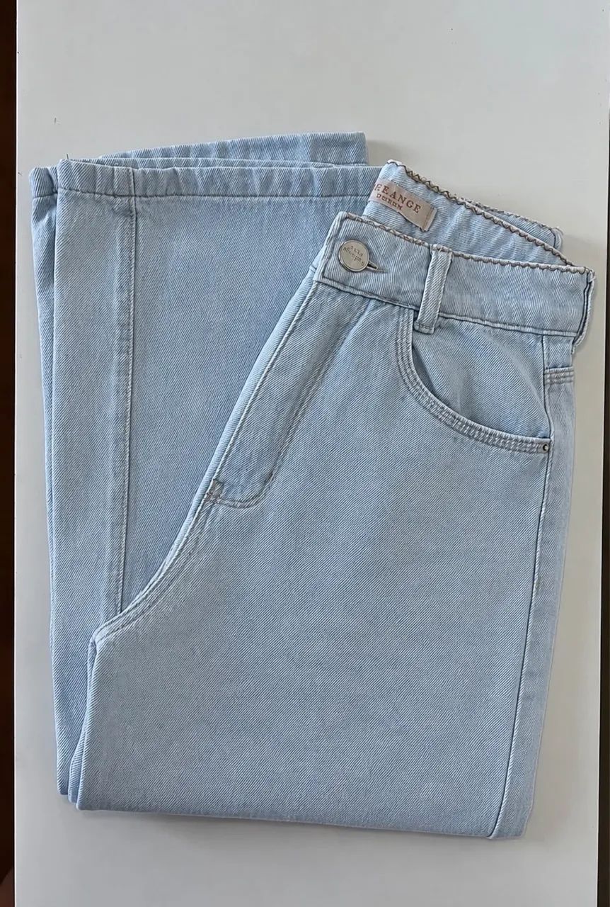 Calça jeans clara 