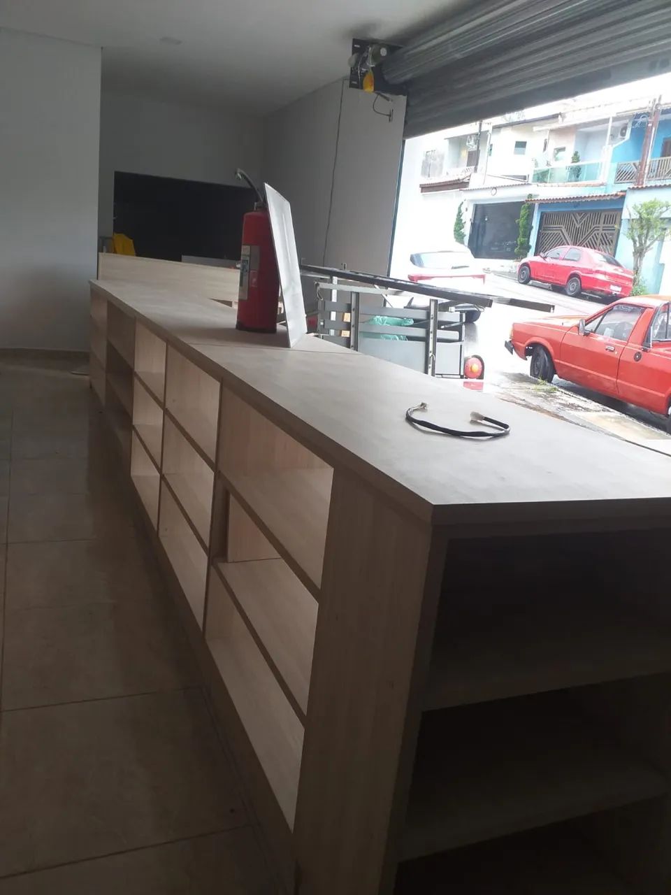 Balcão para atendimento comercial