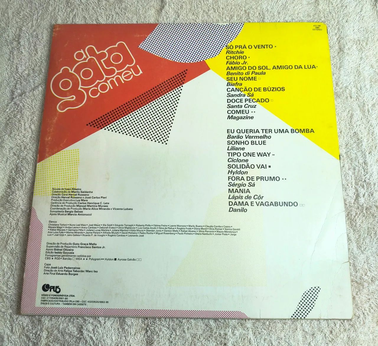 Lp vinil novela A Gata Comeu - Foto 3