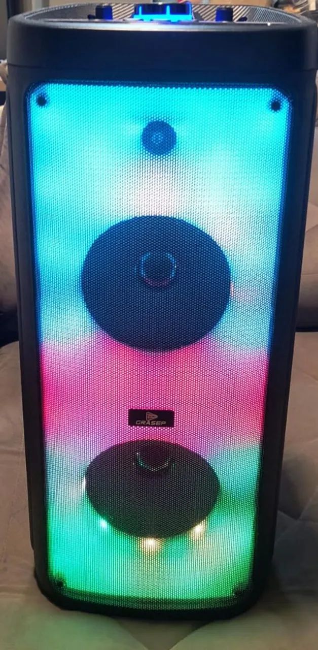 Caixa de som Bluetooth sem fio com microfone  - Foto 2