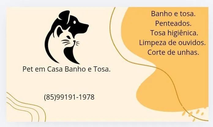 Pet em Casa Banho e Tosa ?