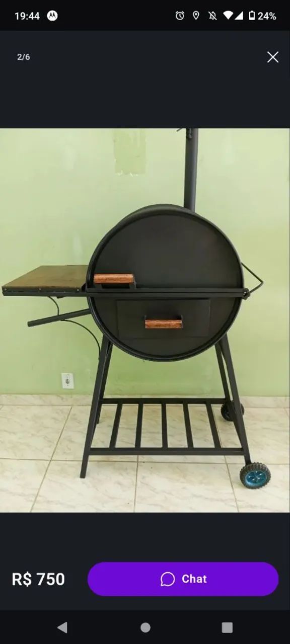 Churrasqueira a bafo  - Foto 2
