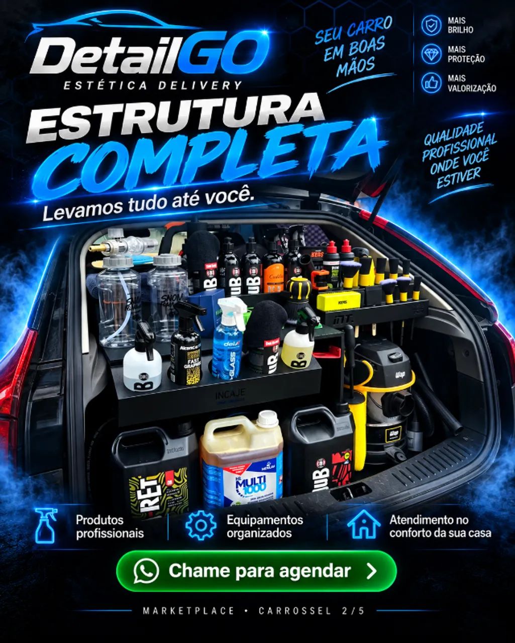 Lavagem Automotiva Delivery - Maringá e Região - Foto 2
