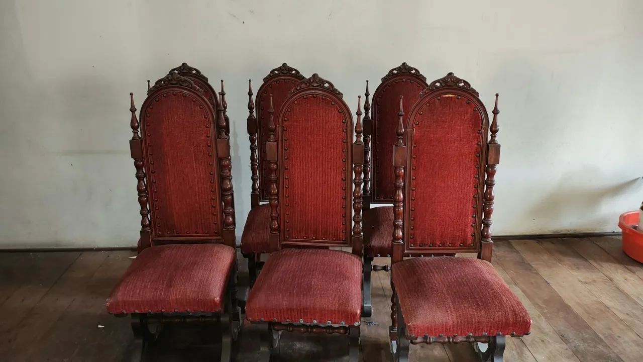 Mesa de Jantar Madeira Maciça + 6 cadeiras - modelo Imperial - Foto 4