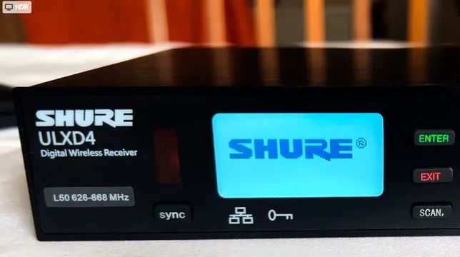 Microfone Sem Fio Shure Beta 58 ULXD2 E Receptor ULXD4